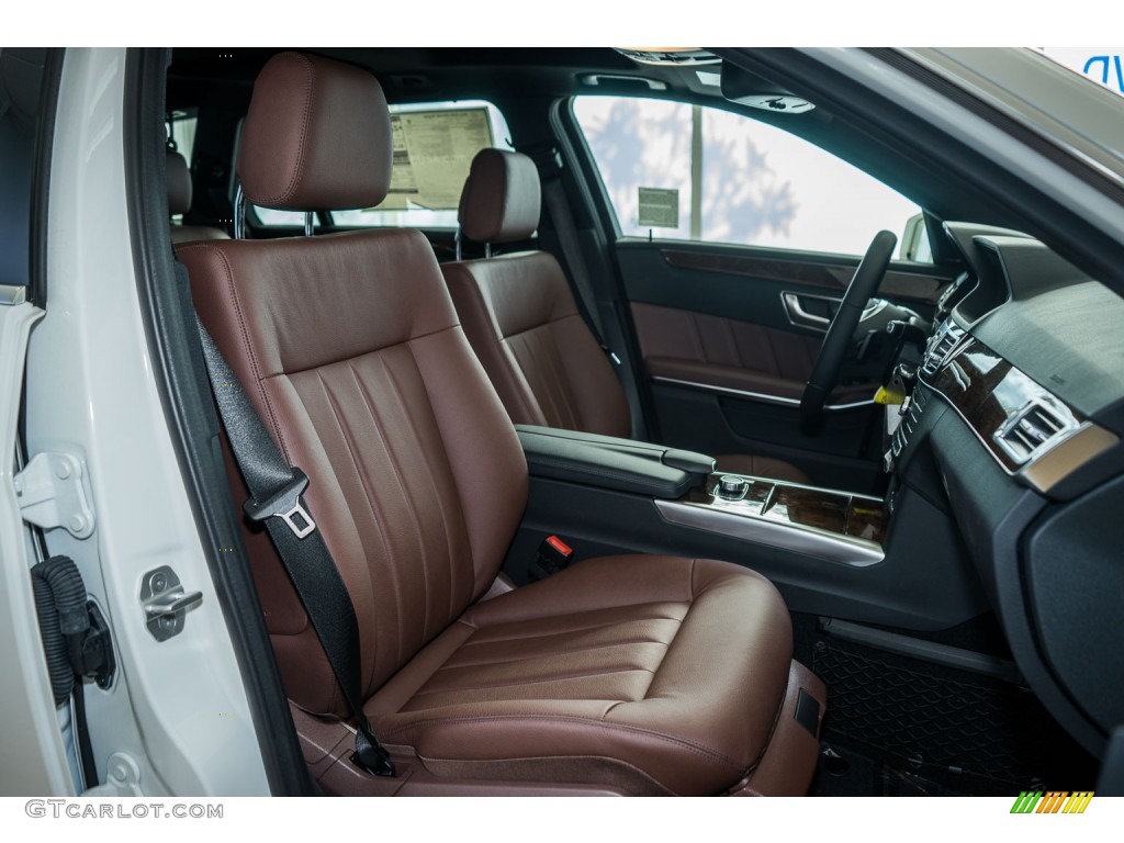 Chestnut Brown/Black Interior 2016 Mercedes-Benz E 350 4Matic Wagon Photo #108202393