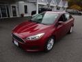 2016 Ruby Red Ford Focus SE Sedan  photo #3