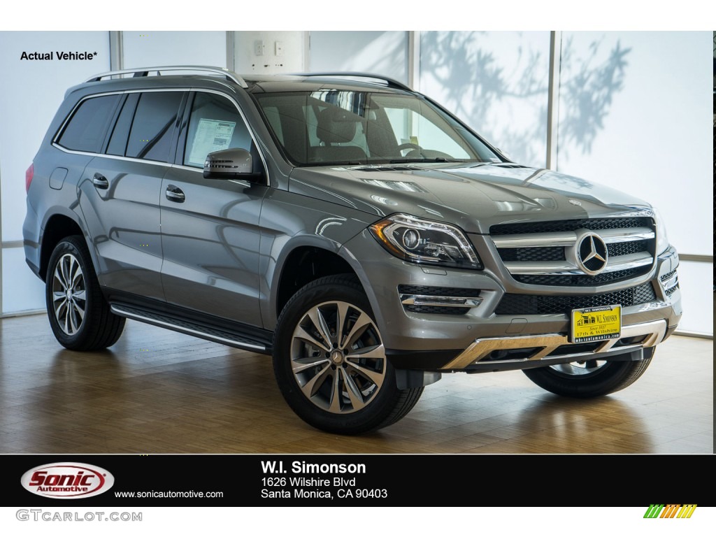 2016 GL 450 4Matic - Palladium Silver Metallic / Auburn Brown/Black photo #1