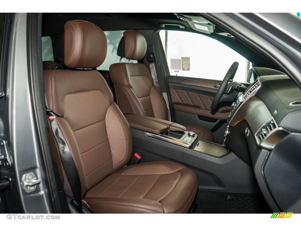 Auburn Brown/Black Interior 2016 Mercedes-Benz GL 450 4Matic Photo #108202792