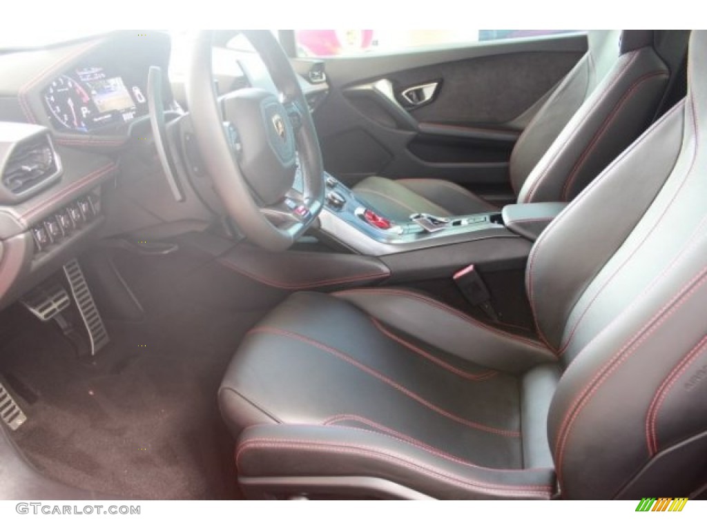 Nero Ade Interior 2015 Lamborghini Huracan LP 610-4 Photo #108203455