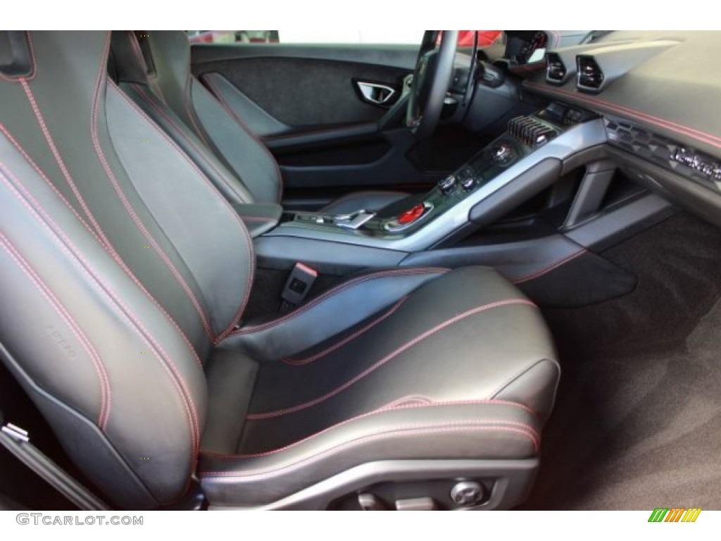 Nero Ade Interior 2015 Lamborghini Huracan LP 610-4 Photo #108203886