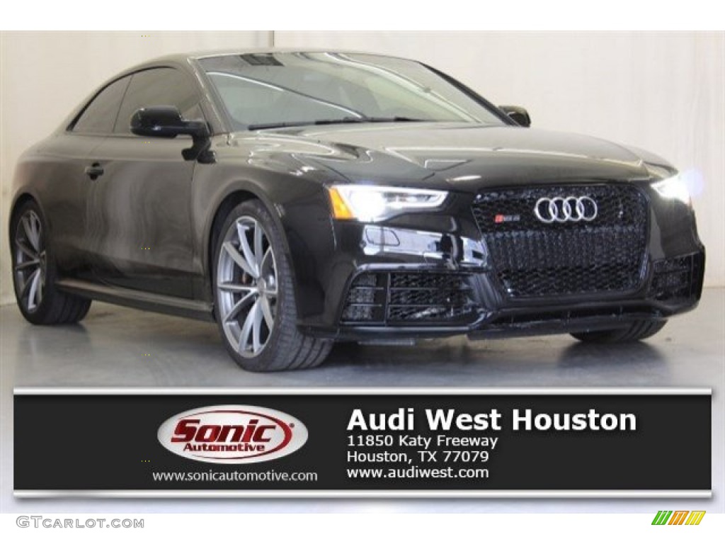 2015 RS 5 Coupe quattro - Panther Black Crystal / Black photo #1