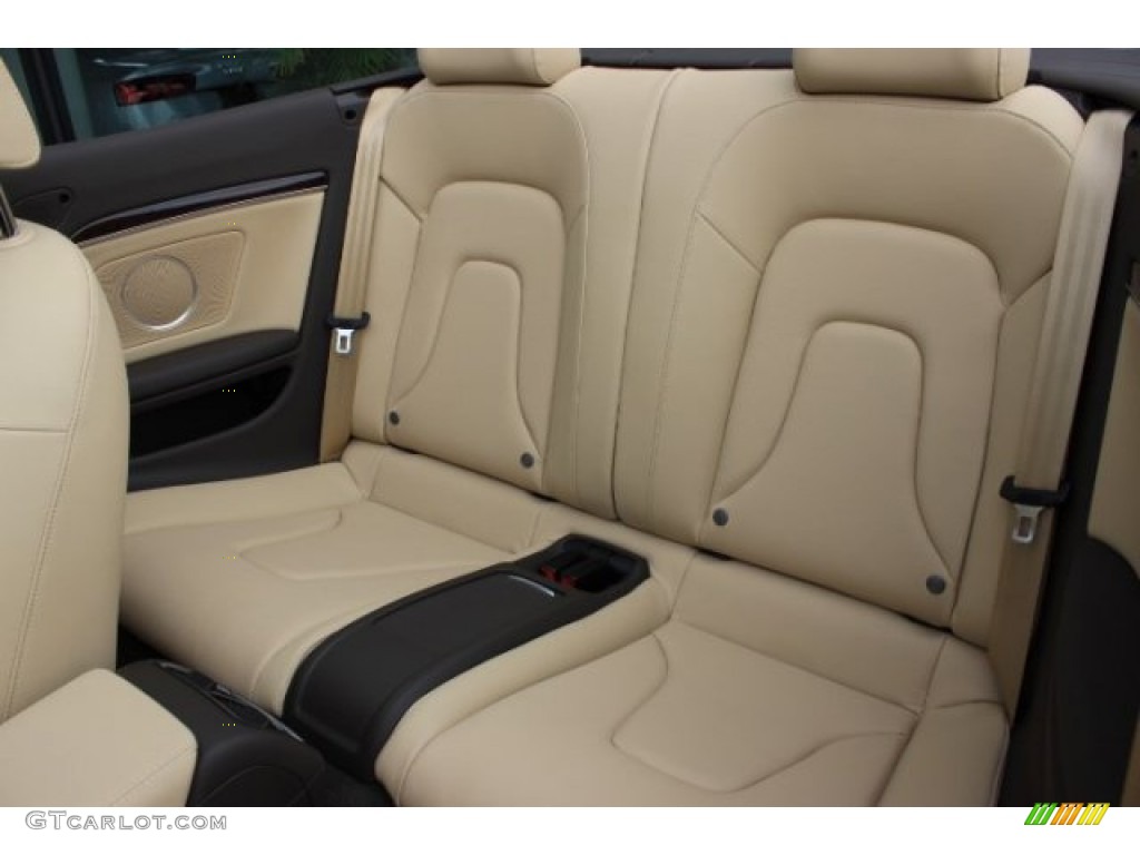 2016 Audi A5 Premium Plus quattro Convertible Rear Seat Photo #108204460