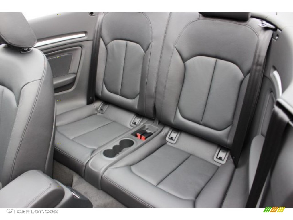 2016 Audi A3 2.0 Premium quattro Cabriolet Rear Seat Photo #108204823