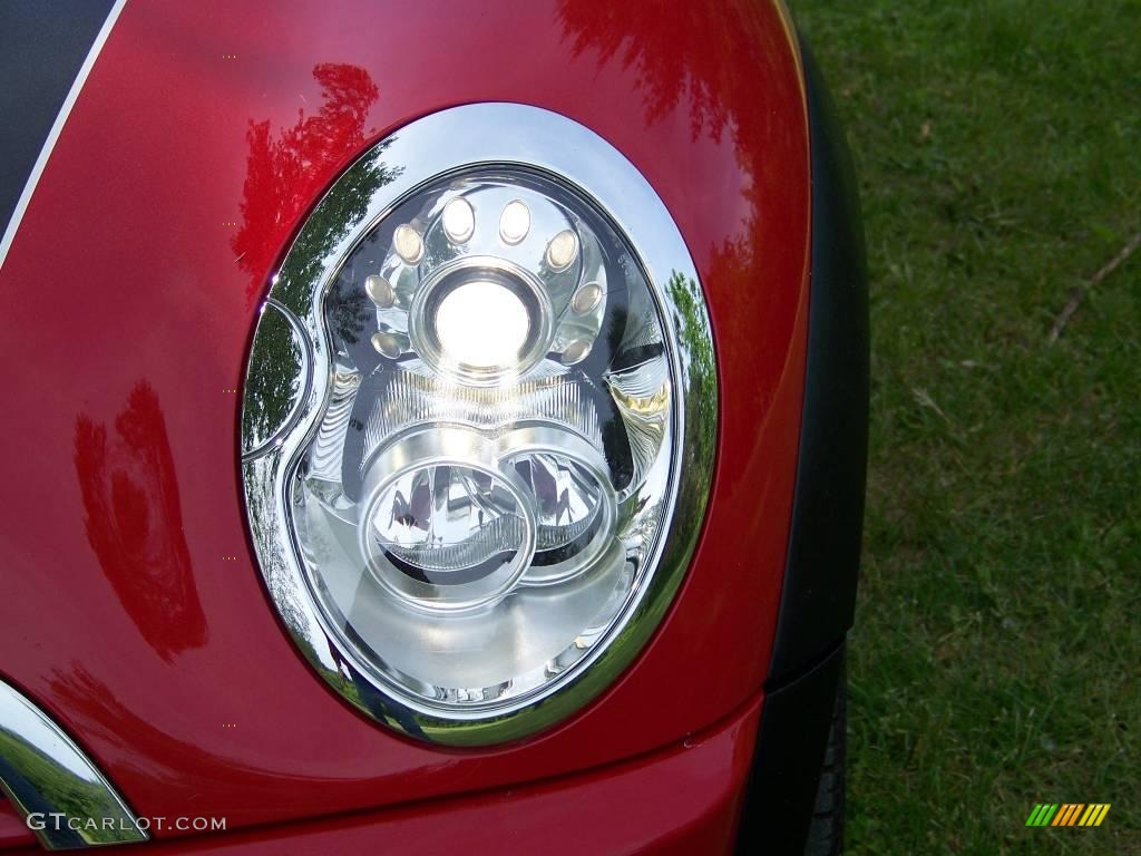 2007 Cooper S John Cooper Works Convertible - Chili Red / Grey/Carbon Black photo #11