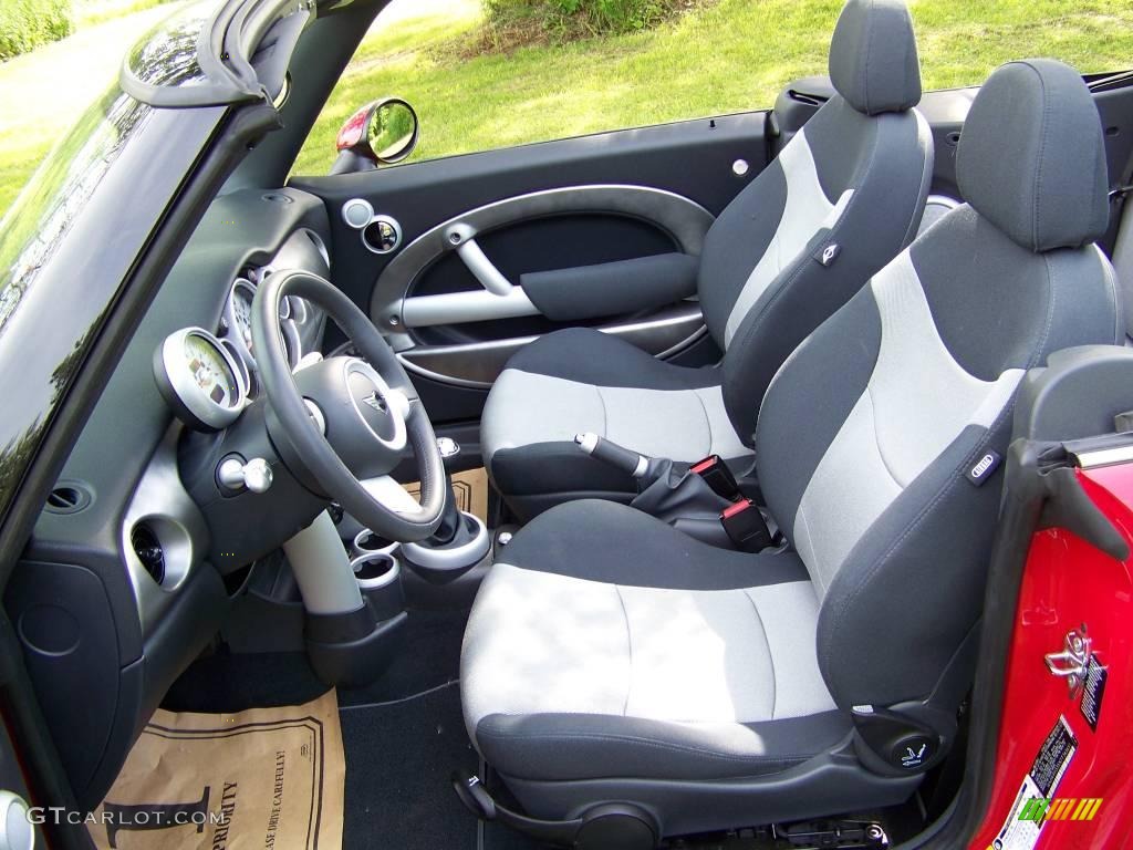 2007 Cooper S John Cooper Works Convertible - Chili Red / Grey/Carbon Black photo #20