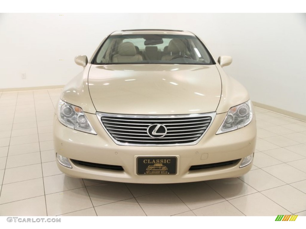 2008 LS 460 - Golden Almond Metallic / Cashmere photo #2