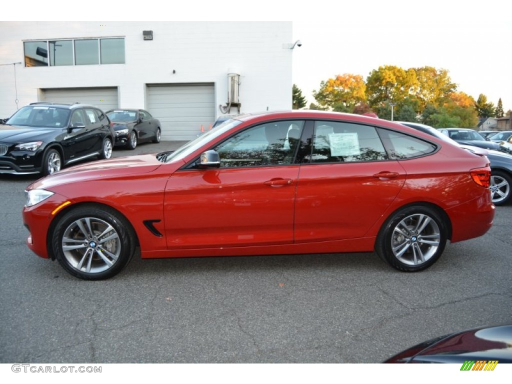 2015 3 Series 335i xDrive Gran Turismo - Melbourne Red Metallic / Black photo #6