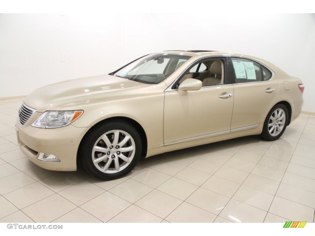 2008 LS 460 - Golden Almond Metallic / Cashmere photo #3