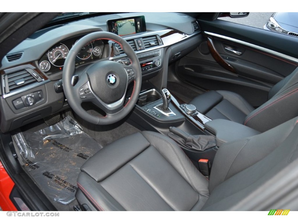 Black Interior 2015 BMW 3 Series 335i xDrive Gran Turismo Photo #108213105
