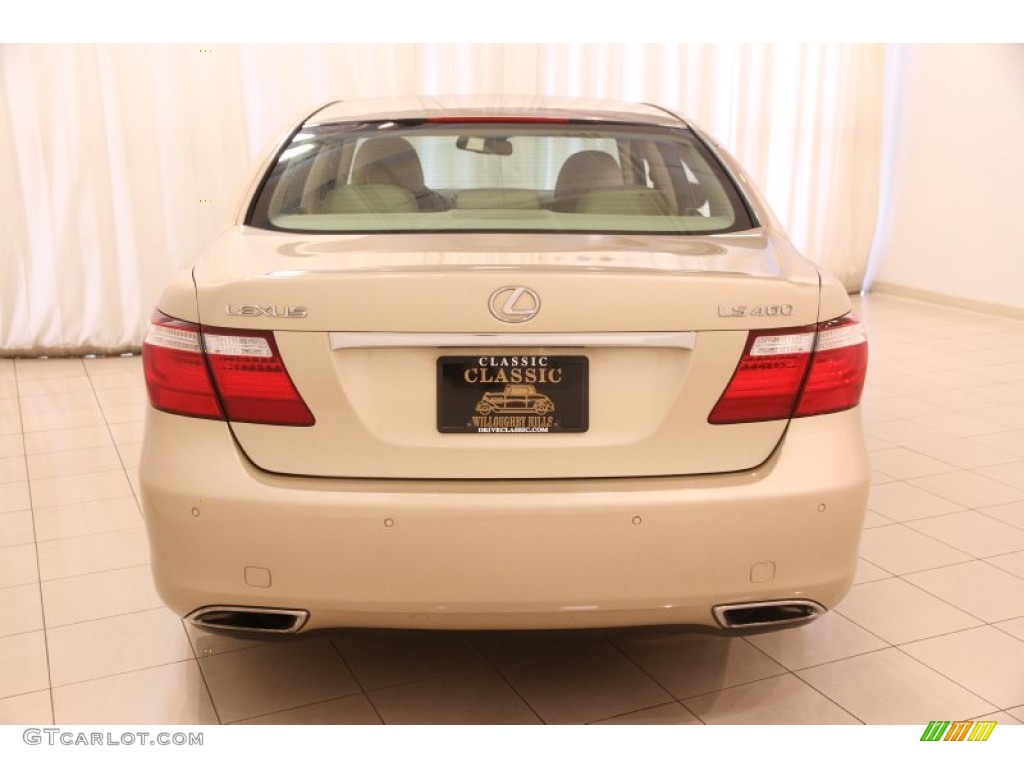 2008 LS 460 - Golden Almond Metallic / Cashmere photo #14