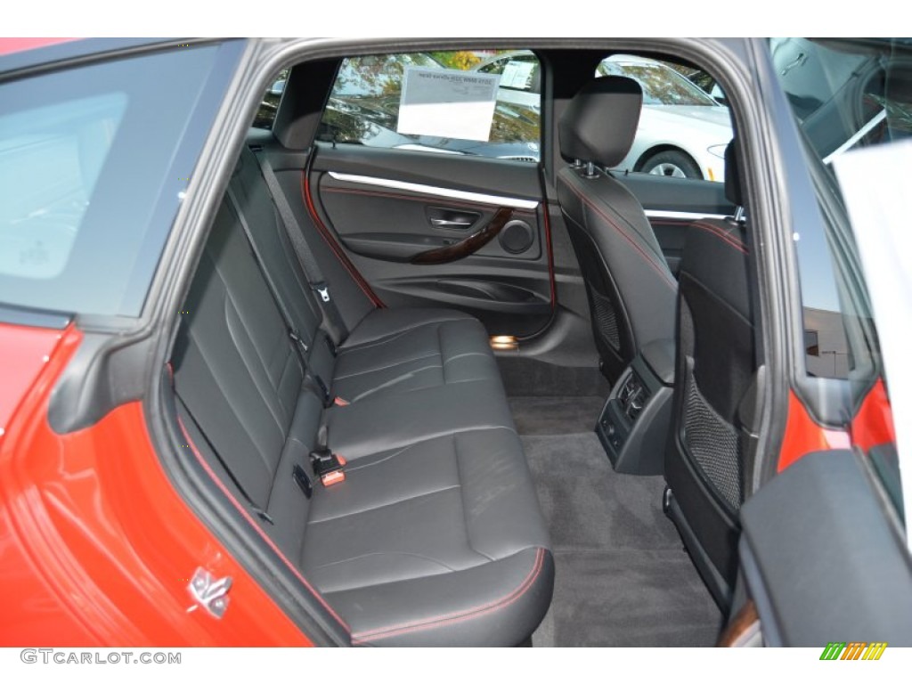 2015 BMW 3 Series 335i xDrive Gran Turismo Rear Seat Photo #108213447