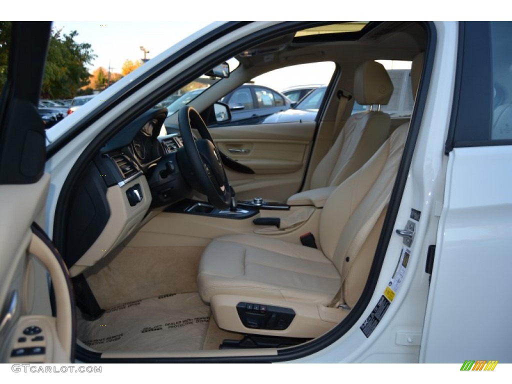 2013 3 Series 328i xDrive Sedan - Alpine White / Venetian Beige photo #11