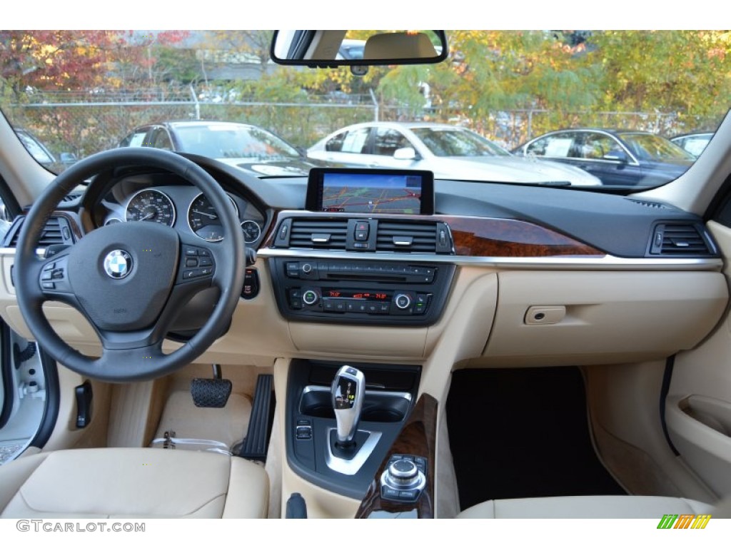 2013 3 Series 328i xDrive Sedan - Alpine White / Venetian Beige photo #15