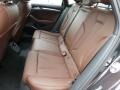 2015 Audi A3 Chestnut Brown Interior Rear Seat Photo