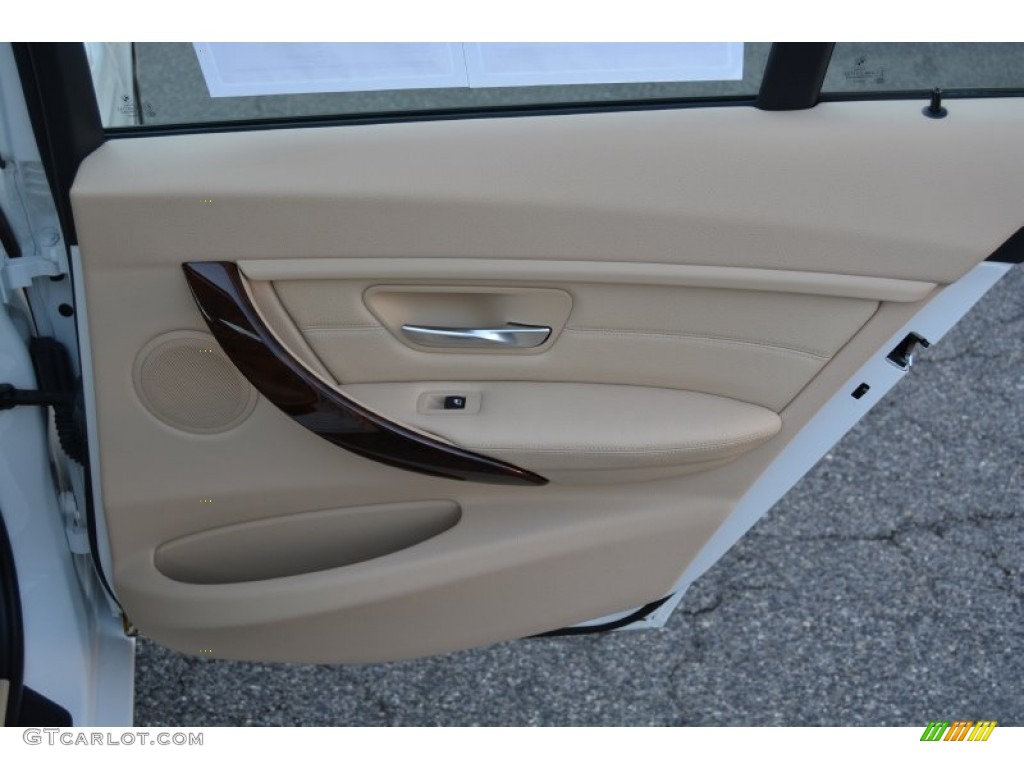 2013 3 Series 328i xDrive Sedan - Alpine White / Venetian Beige photo #24