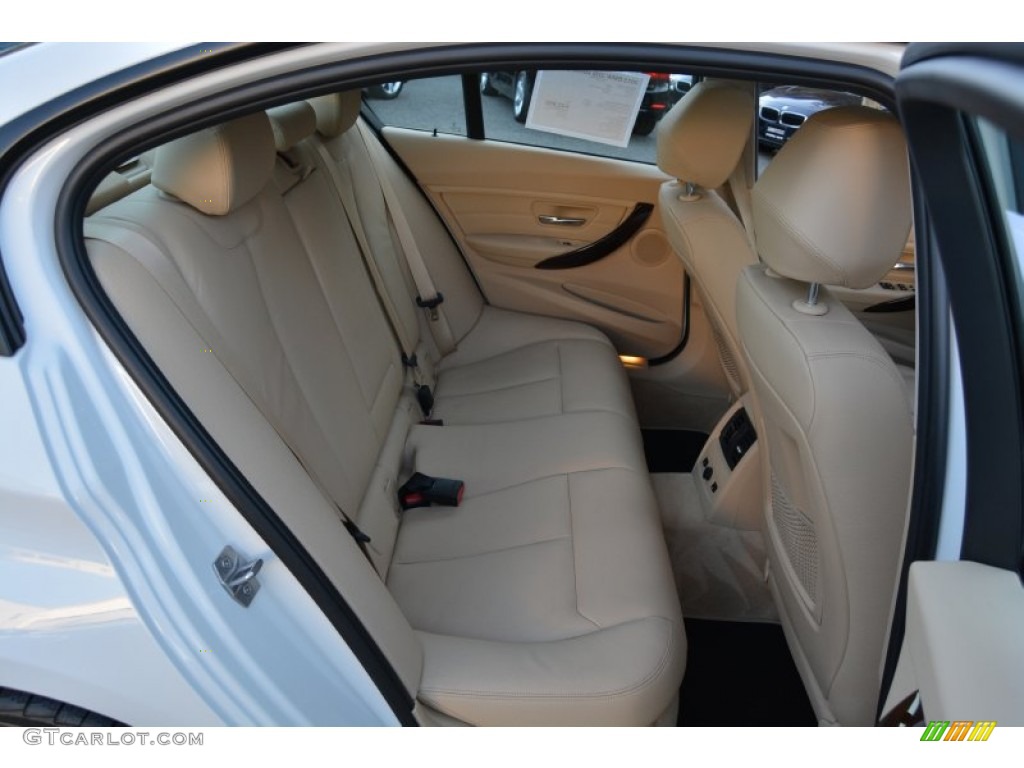 2013 3 Series 328i xDrive Sedan - Alpine White / Venetian Beige photo #25