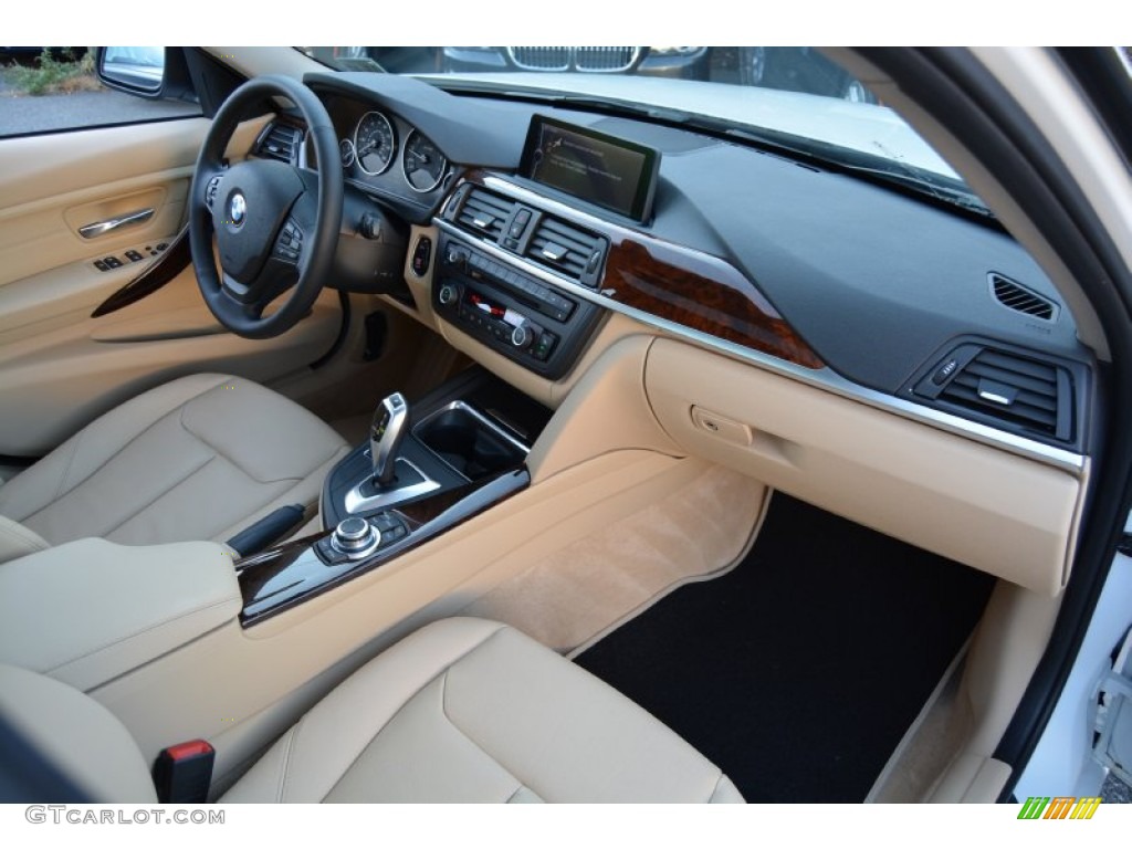 2013 3 Series 328i xDrive Sedan - Alpine White / Venetian Beige photo #27