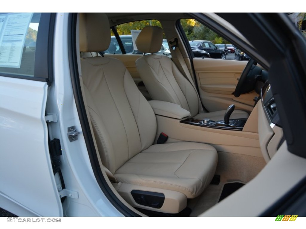 2013 3 Series 328i xDrive Sedan - Alpine White / Venetian Beige photo #29