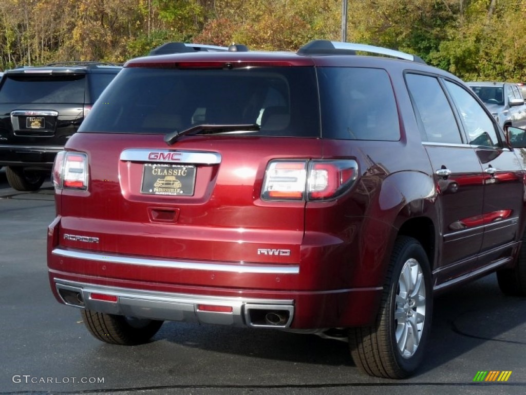 2016 Acadia Denali AWD - Crimson Red Tintcoat / Cocoa Dune photo #3