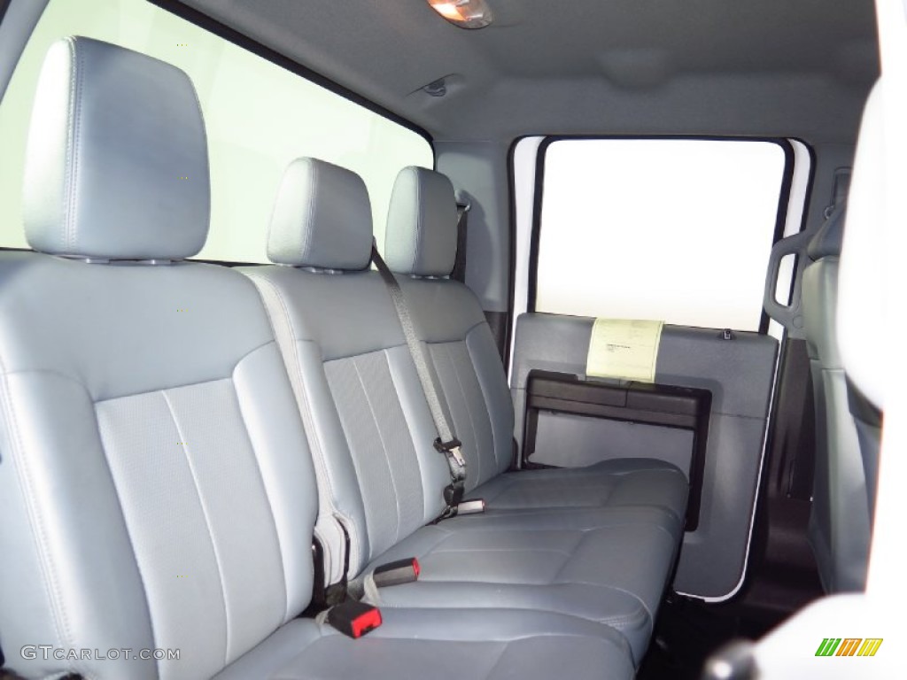 2015 F250 Super Duty XL Crew Cab 4x4 - White Platinum / Steel photo #5