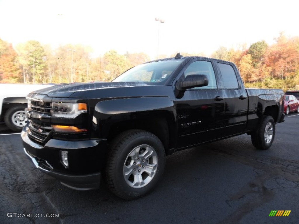 2016 Silverado 1500 LT Z71 Double Cab 4x4 - Black / Jet Black photo #1