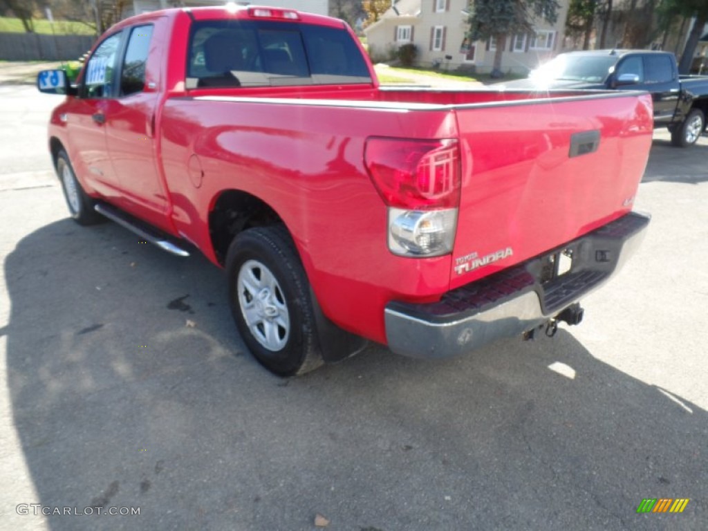 2007 Tundra SR5 Double Cab 4x4 - Radiant Red / Beige photo #7