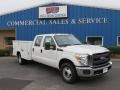 2016 Oxford White Ford F350 Super Duty XL Crew Cab Utility 4x4 DRW  photo #1