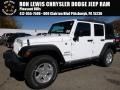 2016 Bright White Jeep Wrangler Unlimited Sport 4x4  photo #1