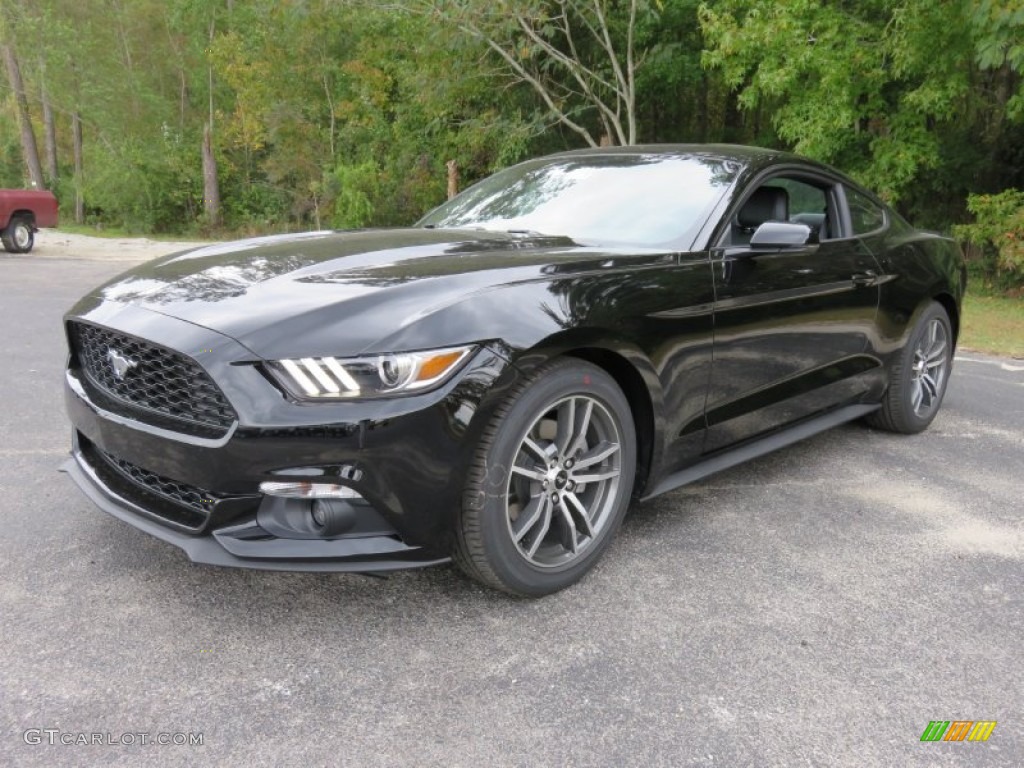 2016 Mustang EcoBoost Premium Coupe - Shadow Black / Ebony photo #8