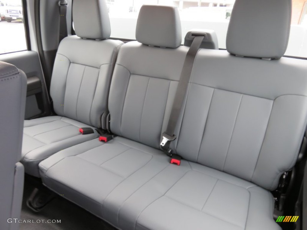 Steel Interior 2016 Ford F550 Super Duty XL Crew Cab Chassis Utility Photo #108223833