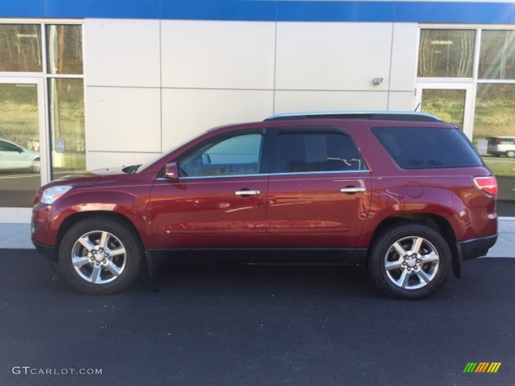 2007 Outlook XR AWD - Red Jewel / Tan photo #2