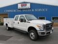 Oxford White 2016 Ford F350 Super Duty XL Crew Cab Utility 4x4 DRW