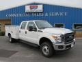 2016 Oxford White Ford F350 Super Duty XL Crew Cab Utility 4x4 DRW  photo #1