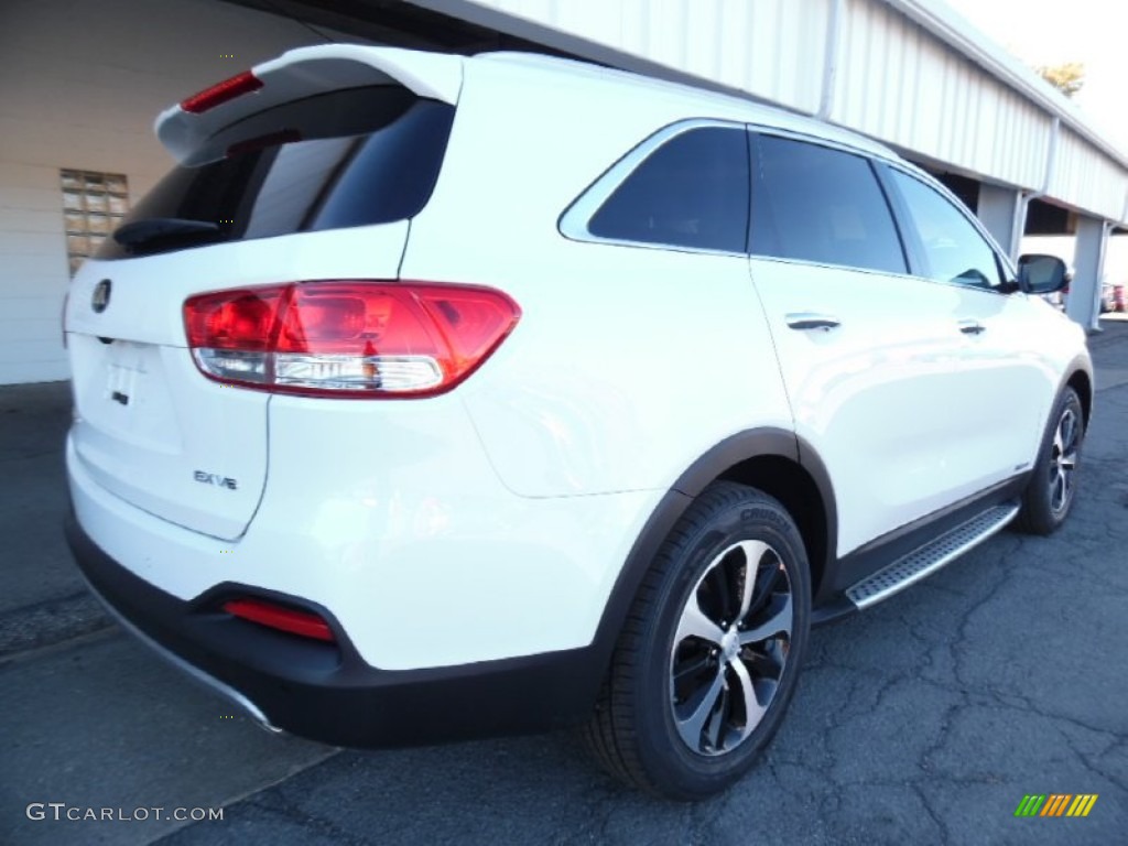 Snow White Pearl 2016 Kia Sorento EX V6 AWD Exterior Photo #108224379