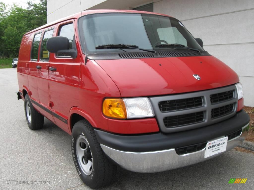 2003 Ram Van 1500 Cargo - Colorado Red / Dark Slate Gray photo #1