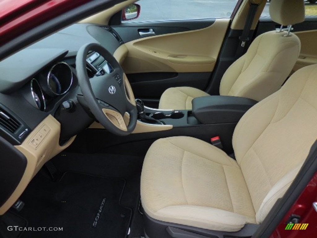 2011 Sonata GLS - Venetian Red / Camel photo #4