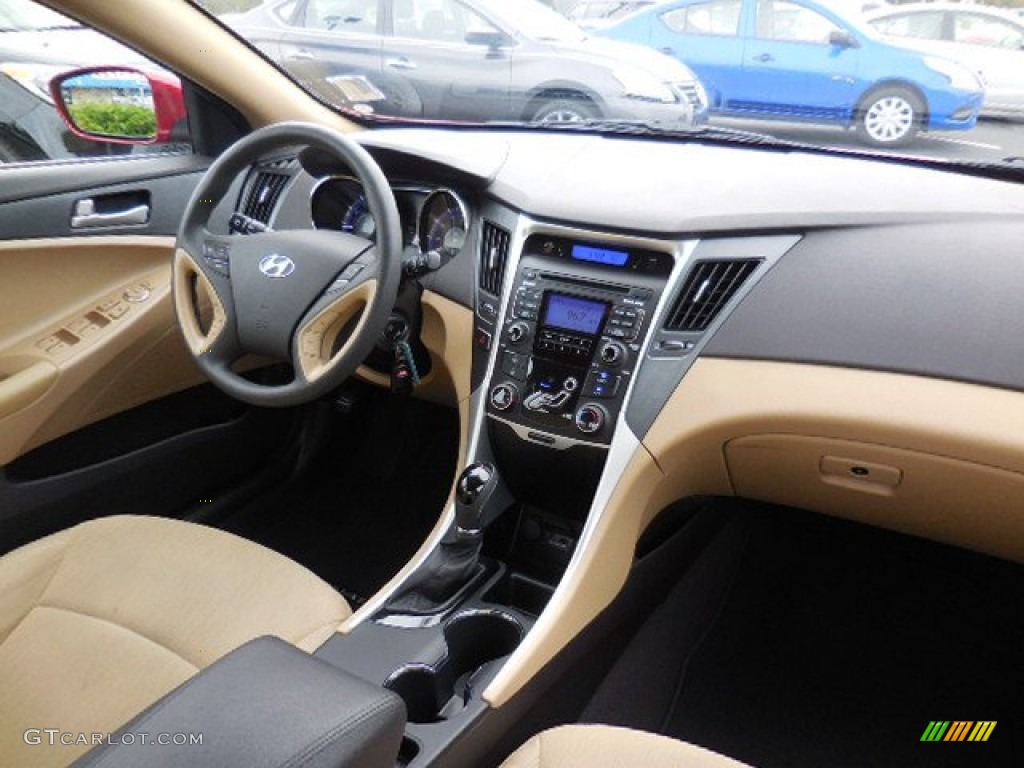 2011 Sonata GLS - Venetian Red / Camel photo #11