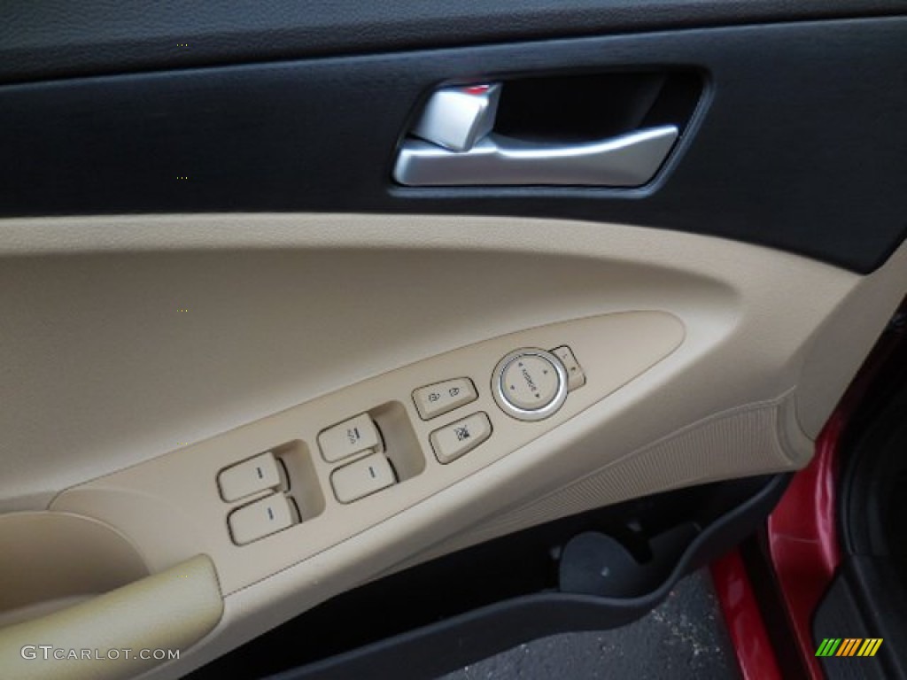 2011 Sonata GLS - Venetian Red / Camel photo #17