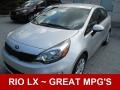 Bright Silver 2016 Kia Rio LX Sedan