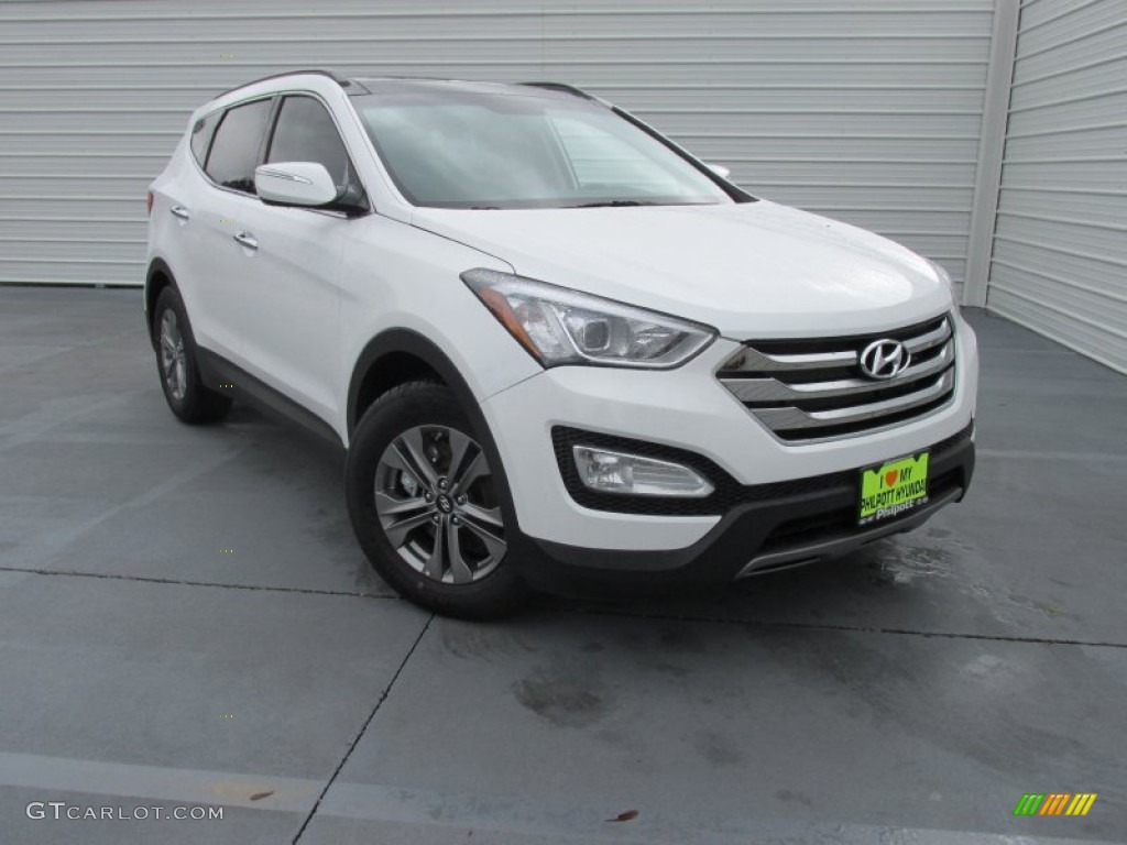 2016 Santa Fe Sport  - Frost White Pearl / Gray photo #1