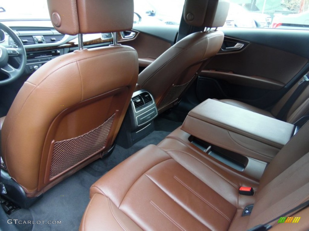 2012 A7 3.0T quattro Premium - Brilliant Black / Nougat Brown photo #15