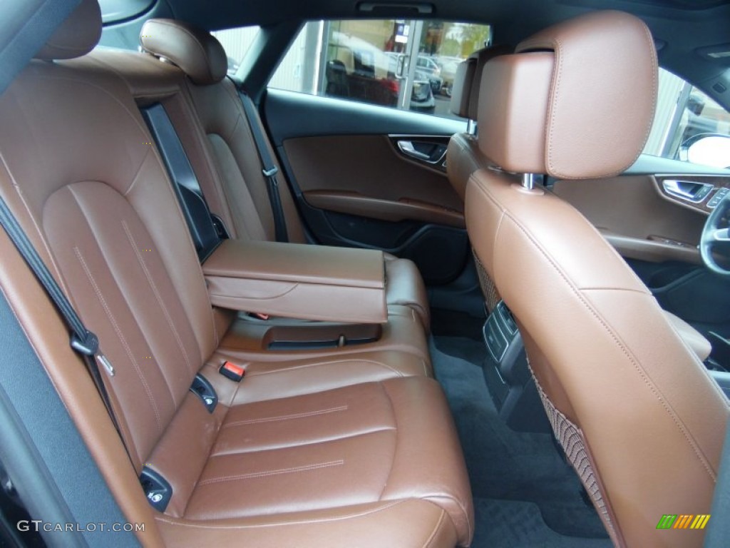 2012 A7 3.0T quattro Premium - Brilliant Black / Nougat Brown photo #18