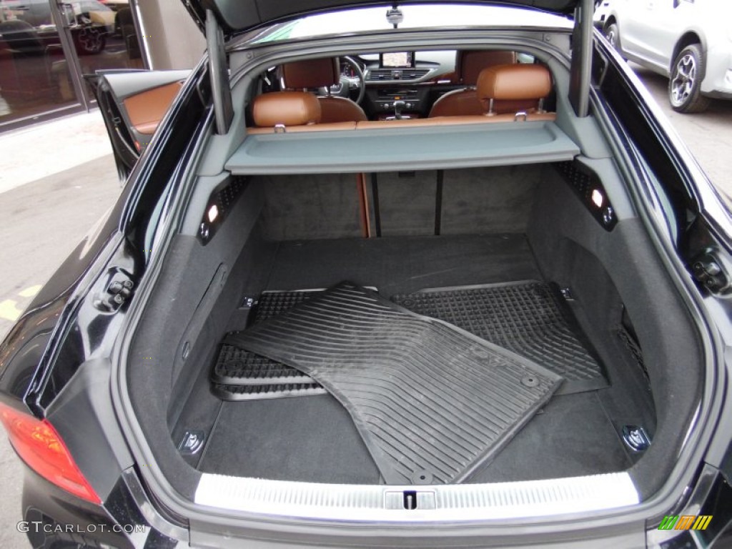 2012 A7 3.0T quattro Premium - Brilliant Black / Nougat Brown photo #41