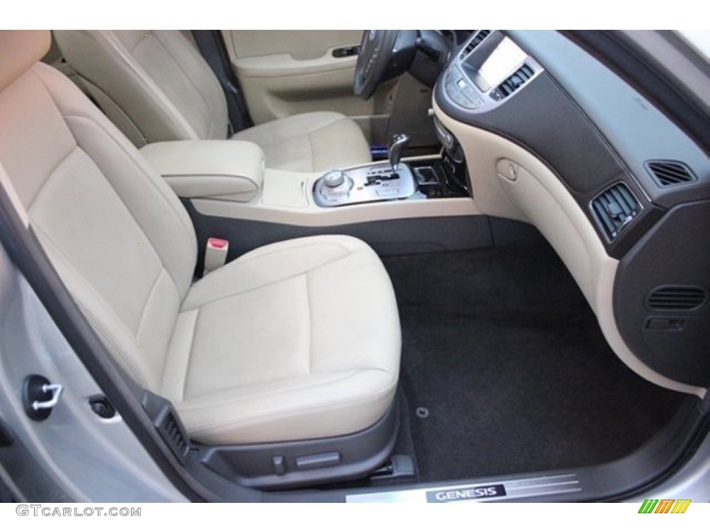 2010 Genesis 4.6 Sedan - Platinum Metallic / Cashmere photo #24