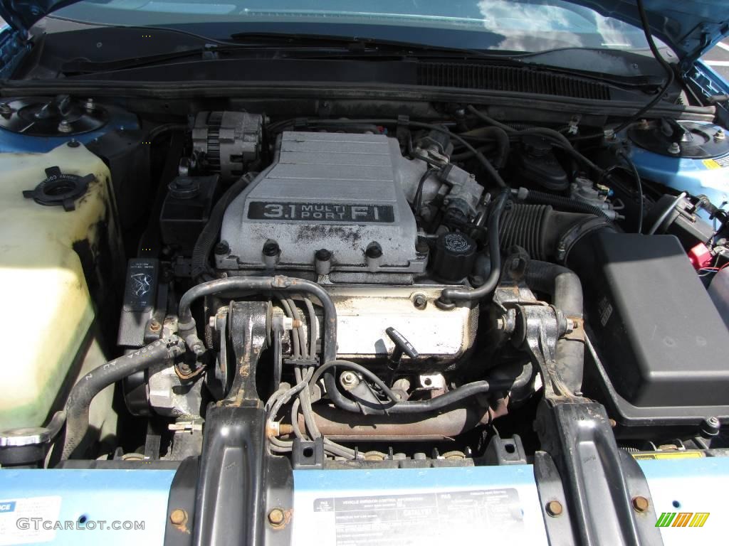 1992 Lumina Euro Sedan - Medium Maui Blue Metallic / Blue photo #21