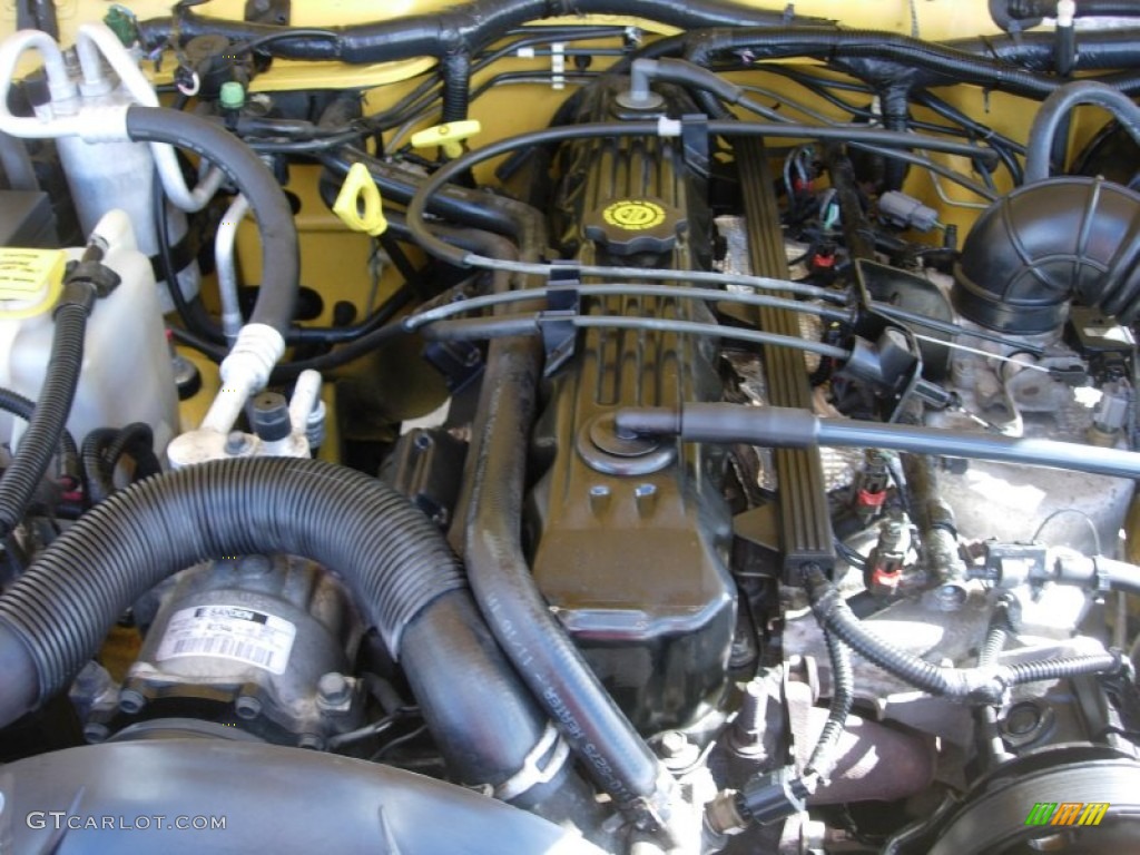 2001 Cherokee Sport 4x4 - Solar Yellow / Agate photo #9