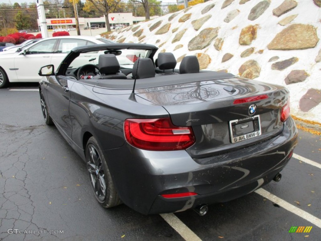 2016 M235i Convertible - Mineral Grey Metallic / Black photo #4