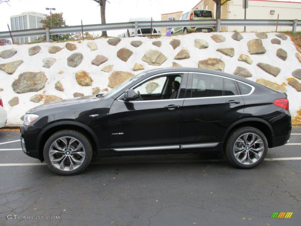 Black Sapphire Metallic 2016 BMW X4 xDrive28i Exterior Photo #108236138